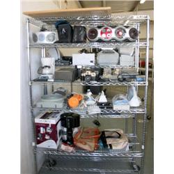 RACK LOT OF MISC ITEMS