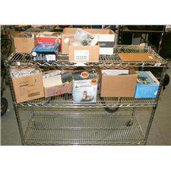 RACK LOT OF MISC. PHONES