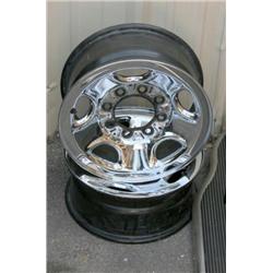 LOT OF TO 15" WHEELS FOR TRUCK