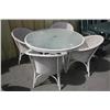 Image 1 : PATIO TABLE W/ 4 CHAIRS