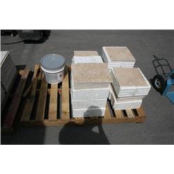 PALLET LOT OF MISC TILE