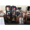 Image 1 : 2 RACKS OF MISC. ITEMS & CLOTHES RACKS