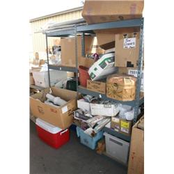 2 RACKS OF MISC. ITEMS