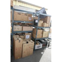 2 RACKS OF MISC. ITEMS
