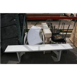 LOT OF MISC SEATS & CHAIRS