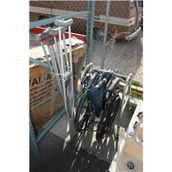 CRUCHES & WHEEL CHAIR