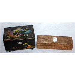 Set of Two Vintage Jewelry Boxes