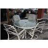 Image 1 : PATIO TABLE  W/ 4 CHAIRS