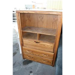 BOOK SHELF  W/ DRAWERS