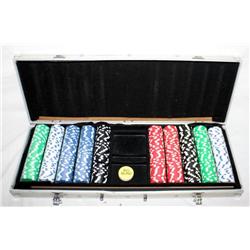 Poker Chip Set in Case