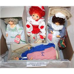 4 Brinns PA. Limited Edition Hand Painted Dolls w/