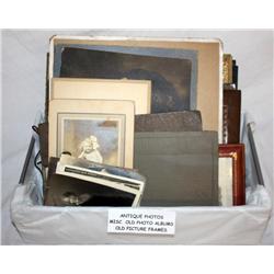 Antique Photos, Frames, and Albums