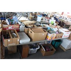 Table lot of miscellaneous items