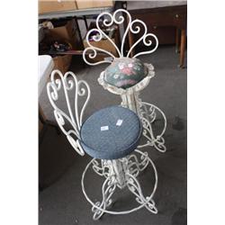 Two bar stools