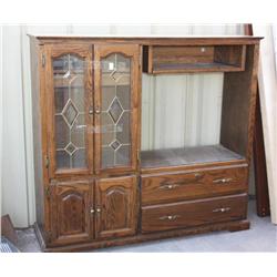 Wooden Decorative Entertainment Center