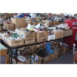 Table lot of antiques and miscellaneous items