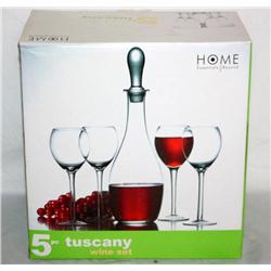 5 Pc. Tuscany Wine Set