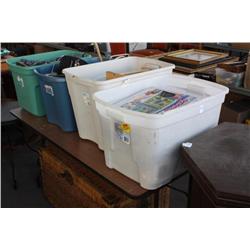 Table lot of miscellaneous household items