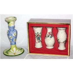 Lot of Lenox Vases and Candle Holder
