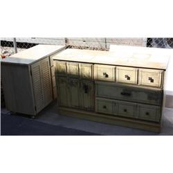 Set of 2 Dressers, 1 long, 1 short
