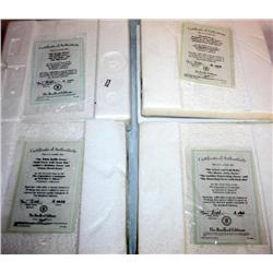 Lot of 4 Collectible Gone with the Wind Dresses