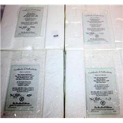 Lot of 4 Collectible Gone with the Wind Dresses