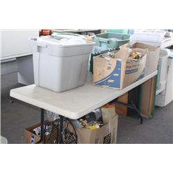 Table lot of miscellaneous items