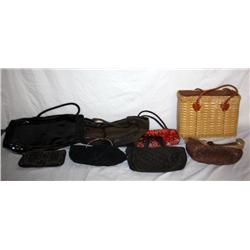 Box Lot of Purses and Handbags