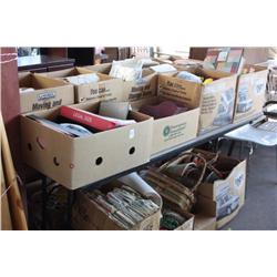 Table lot of miscellaneous sewing items