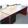 Image 1 : Wood Desk Rounded Back