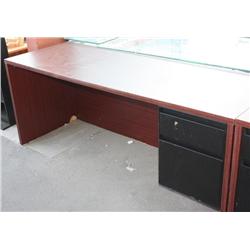 Wood Desk Straight Back