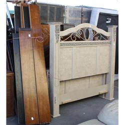 Lot of Wood & Otherwise bed frames and Headboards