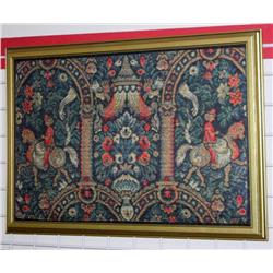 Vintage Framed Tapestry
