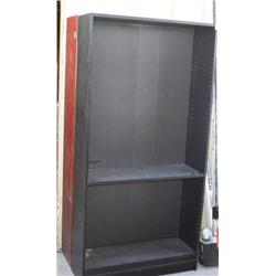 Set of 2 Wooden bookshelves