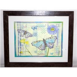 Framed Print of Butterflies