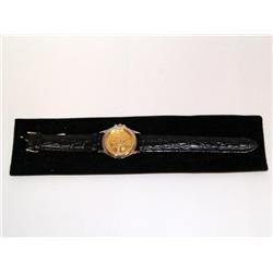 Sacagawea Gold Plated Coin Watch