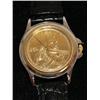 Image 2 : Sacagawea Gold Plated Coin Watch