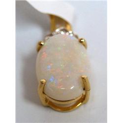 6.00Ctw AAA Australian Fire Opal & Diamonds Ladies
