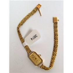 Marcel Baucher Ladies Watch Diamonds Bezel & Gold