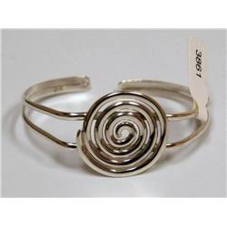 Sterling Bracelet With infinity Swirl