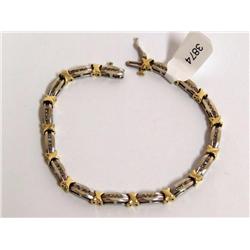 1.00Ctw Diamonds XXX Design Ladies Tennis Bracelet