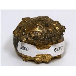 1900 Jewelry Box W/Persian Vermile Necklace