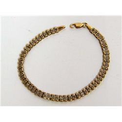 1.00Ctw Diamonds Rail Road Design Ladies Tennis Br