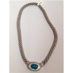 "JUDITH RIPKA" Turquoise Hand Made Necklace