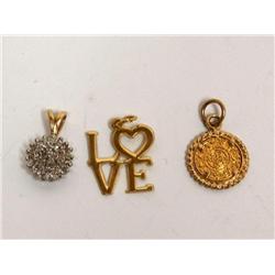 10K Gold Pendants (Times the Money)