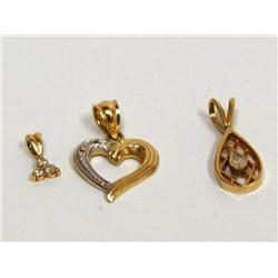 Diamonds Hand Made Pendants