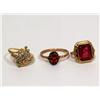 Image 1 : Diamonds Cocktail Ring & Chatham Ruby Rings