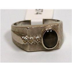 AAA Star Sapphire & Diamonds Hand Made Ring