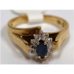 AAA Cashmere Sapphire & Diamonds Ladies Ring