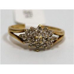 Diamonds Cocktail Hand Made Ladies Ring